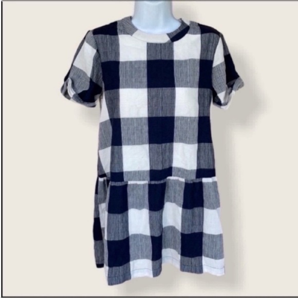 Anthropologie Plaid shift Dress Navy Buffalo Maeve
Size Small oversized - Picture 3 of 14